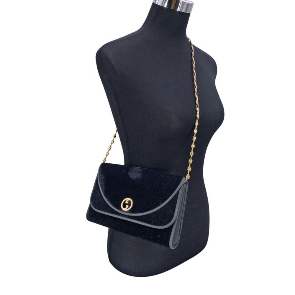 Gucci Vintage Velvet Shoulder Bag - Picture 2 of 6